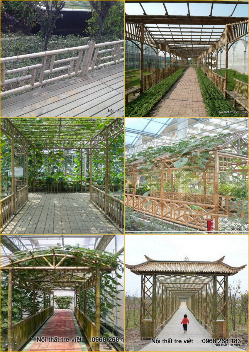 thiet ke gian hoa tu cay tre