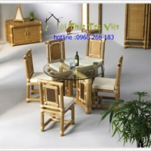 Bộ ghế tre 002