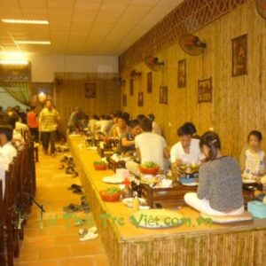 Thi công ốp trần, ốp tường, ốp sàn bằng tre trúc