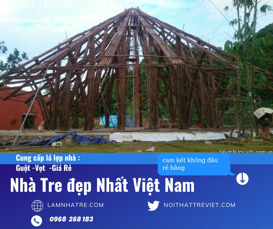 Cung cấp các sản phẩm nhà tre mái lá toàn quốc